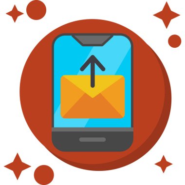 akıllı telefon e- posta zarfı e- posta simgesi