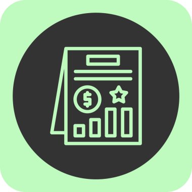 Dolar vektör simgesi modern illüstrasyon