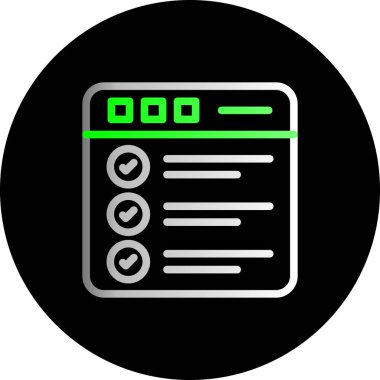 Kişisel ve ticari kullanım için vektör simgesi.