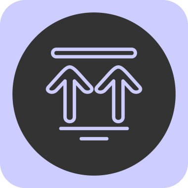 ok simgesi, vektör illüstrasyonu