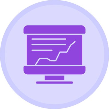 analitik web vektör simgesi