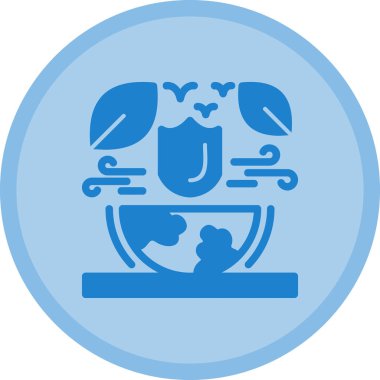 Bir çelenk simgesinin vektör çizimi