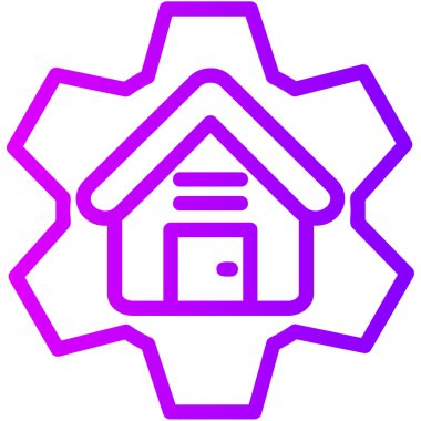 ev simgesi vektör illüstrasyonu