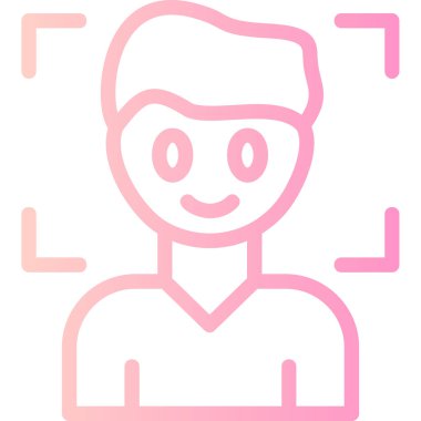 avatar erkek simgesi ana hatları biçiminde