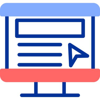 seo modern simgesinin vektör illüstrasyonu