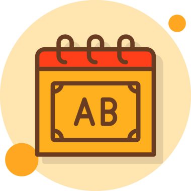 Takvim. Web simgesi basit illüstrasyon