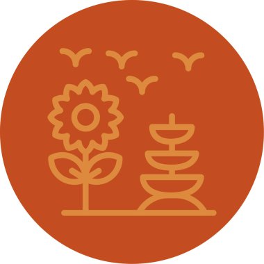 Eşsiz Bitki Vektör Satırı Simgesi