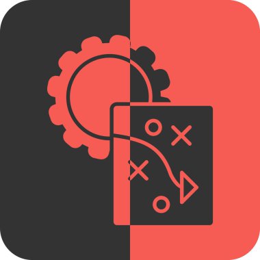 iş yönetimi simgesi, vektör illüstrasyonu