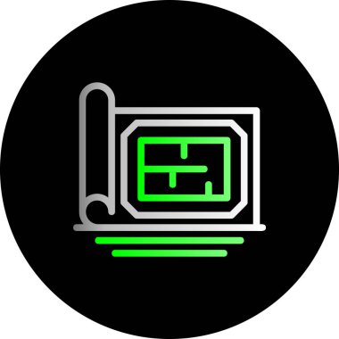 seo modern simgesinin vektör illüstrasyonu