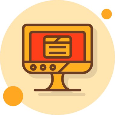 dizüstü bilgisayar web vektör illüstrasyonu