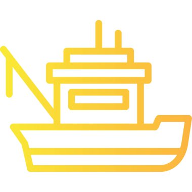 Yolcu gemisi. Basit resimleme