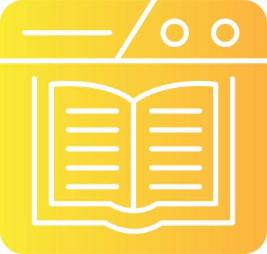 kitap simgesi vektör illüstrasyonu