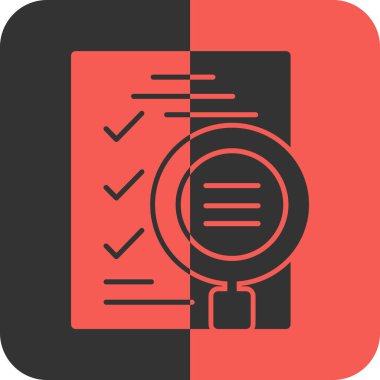 soyut arkaplan grubunda belge kontrol simgesi izole edildi