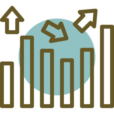 Çubuk grafik eğilim simgesi