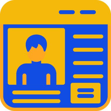 Online öğrenme. Basit illüstrasyon