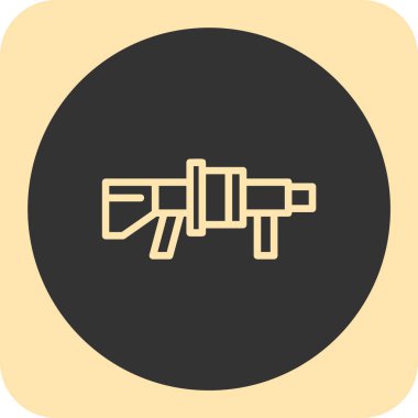 vektör tabancası illüstrasyonu