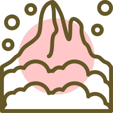 Çikolata. Web simgesi basit illüstrasyon