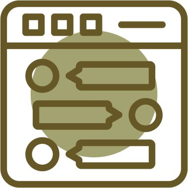 seo modern simgesinin vektör illüstrasyonu