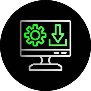 Web simgesi vektör illüstrasyonu