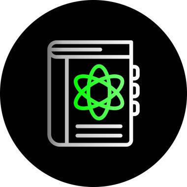 vektör atom simgesi, illüstrasyon