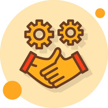 iş yönetimi simgesi vektör illüstrasyonu