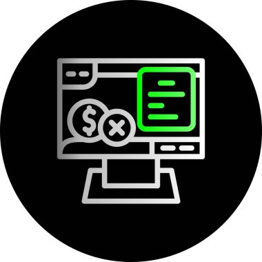 seo modern simgesinin vektör illüstrasyonu