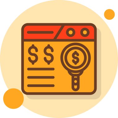 ticari finans para simgesi - özet biçimi