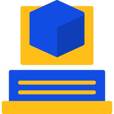 Kutu. Web simgesi basit illüstrasyon