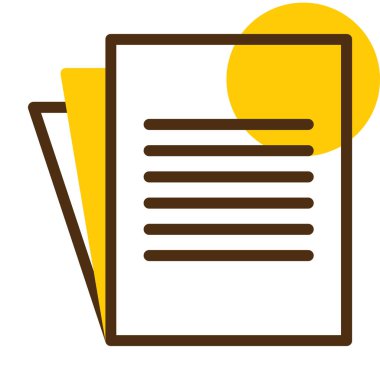 Kitap. Web simgesi basit illüstrasyon