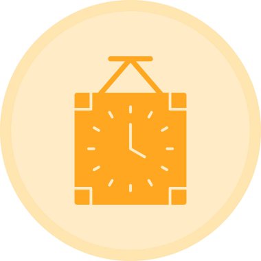 Çalar saat. Web simgesi basit illüstrasyon