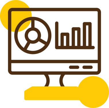 Veri Analytics vektör simgesi