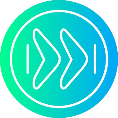 ok işareti simgesi, vektör çizimi