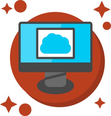 Dizüstü bilgisayar teknoloji vektör çizim grafik tasarım