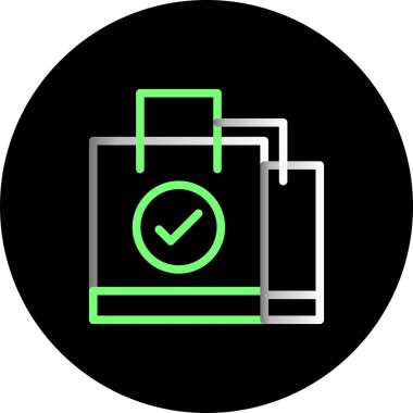 Vektör belgesi Simge illüstrasyonu