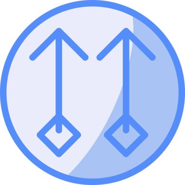 ok simgesi vektör illüstrasyonu