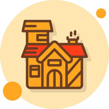 Ev. Web simgesi basit tasarım