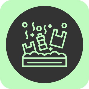 güzel çeşme ikonu vektör illüstrasyonu