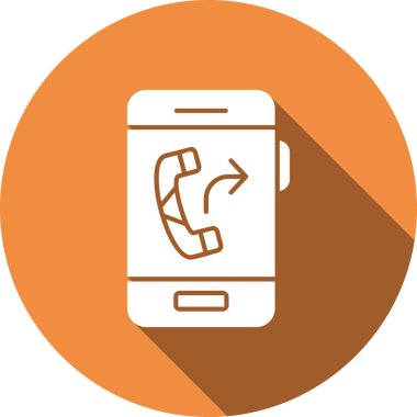 Telefon simgesinin vektör illüstrasyonu