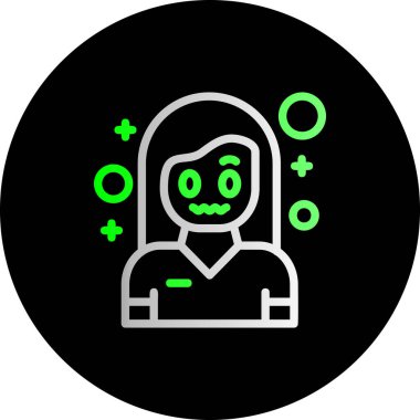 Avatar simgesi, vektör illüstrasyonu