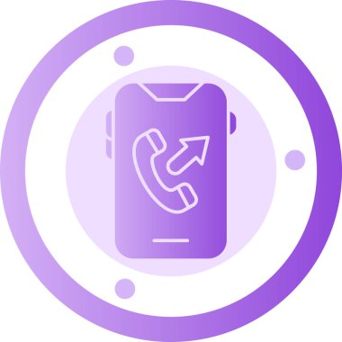 - Telefon. Web simgesi basit illüstrasyon