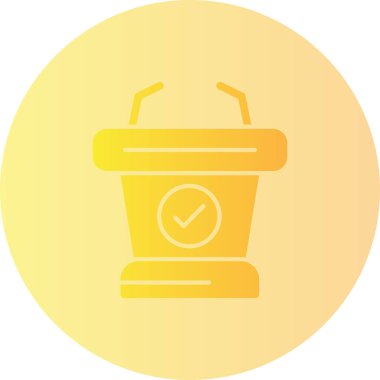 kahve fincanı ikonu vektör illüstrasyonu