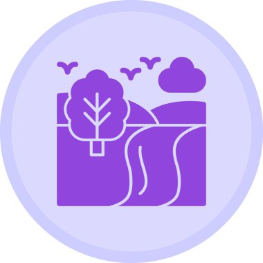 Modern simgenin vektör illüstrasyonu