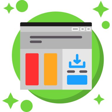 Rapor & sayfası için işletme yönetimi dairesi simgesi