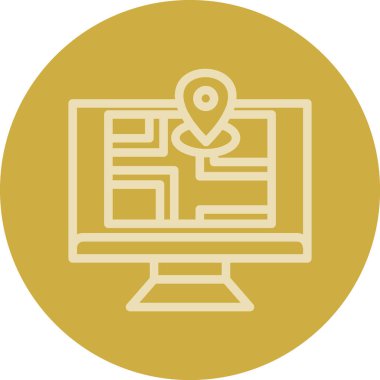 Seo simgesinin vektör illüstrasyonu