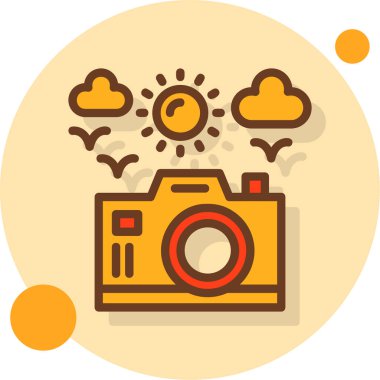 Bulut simgesi vektör illüstrasyonu