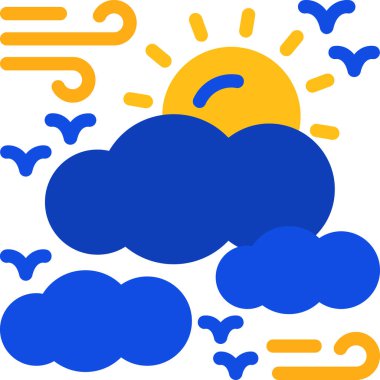 hava simgesi vektör illüstrasyonu