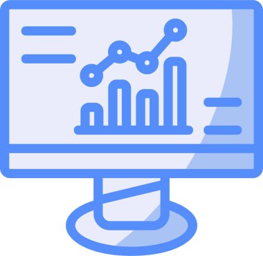 analitik grafik analiz simgesi