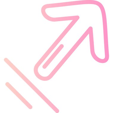 ok yönü simgesi ana hat biçiminde