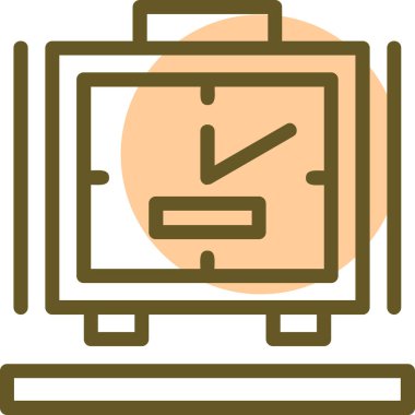 Bilgisayar. Web simgesi basit illüstrasyon