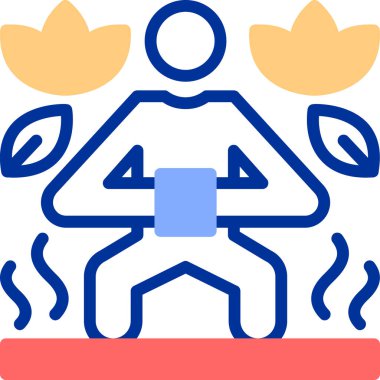 Sağlıklı egzersiz simgesi - özet biçimi